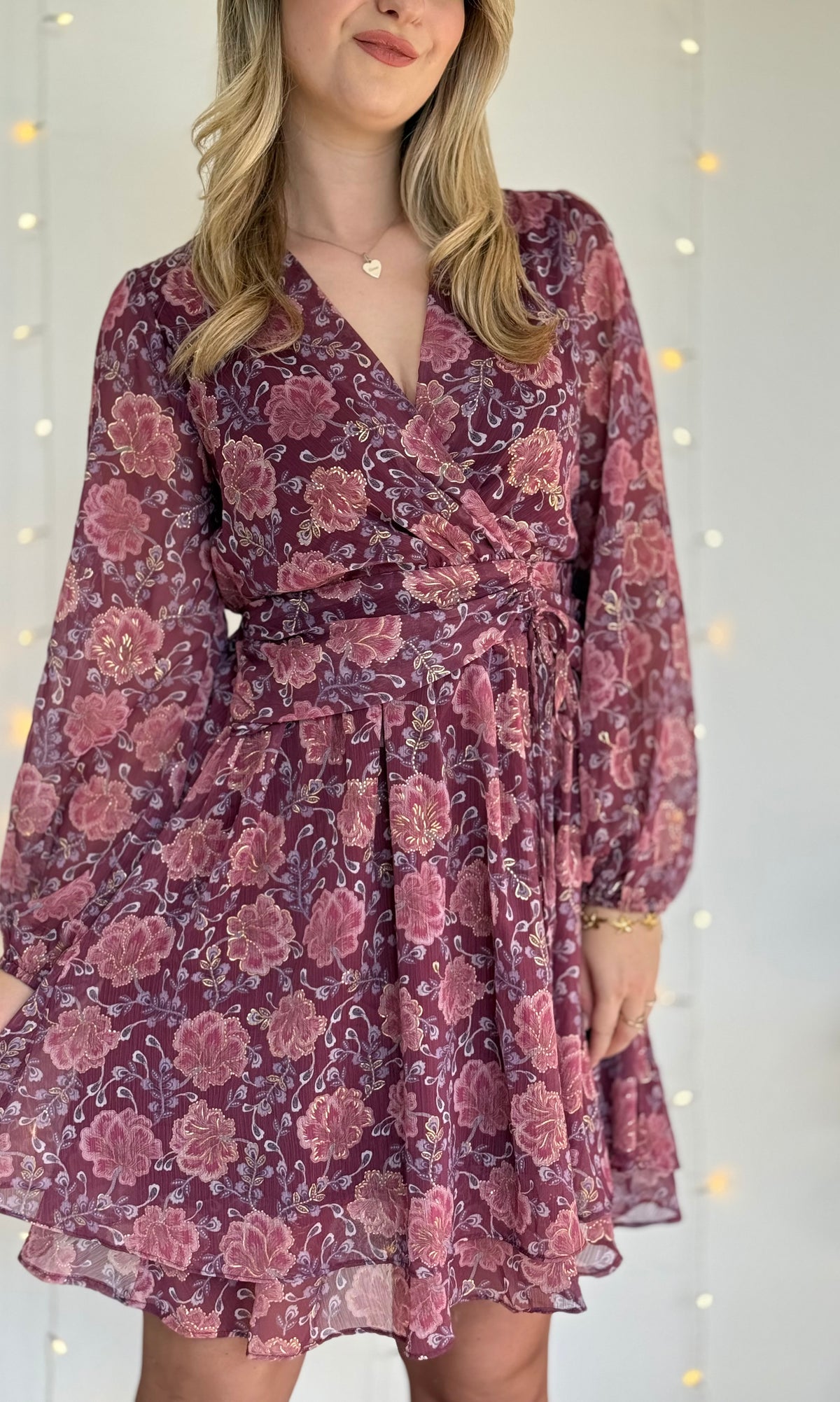 Robe courte fleurie JELLY